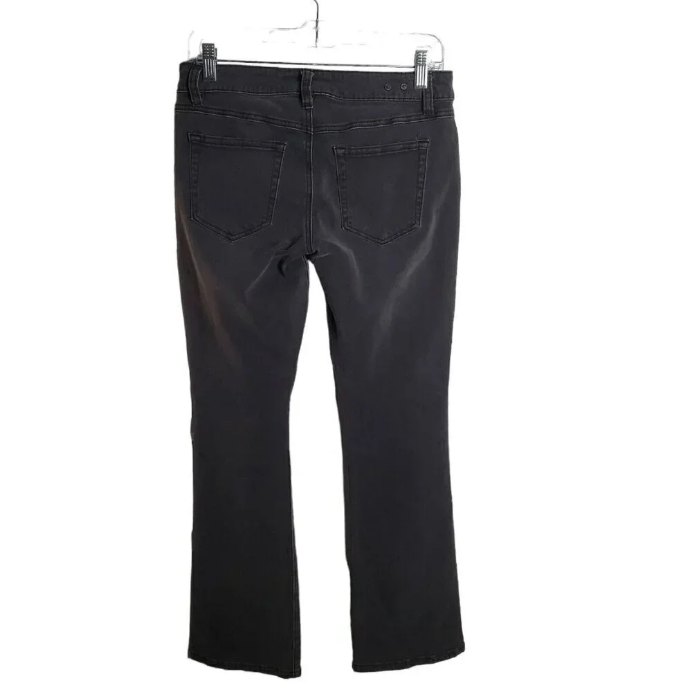 CAbi Slim Bootcut‎ Black Jeans size 2 Lowrise Stretch Classic Y2K 90s Neutral